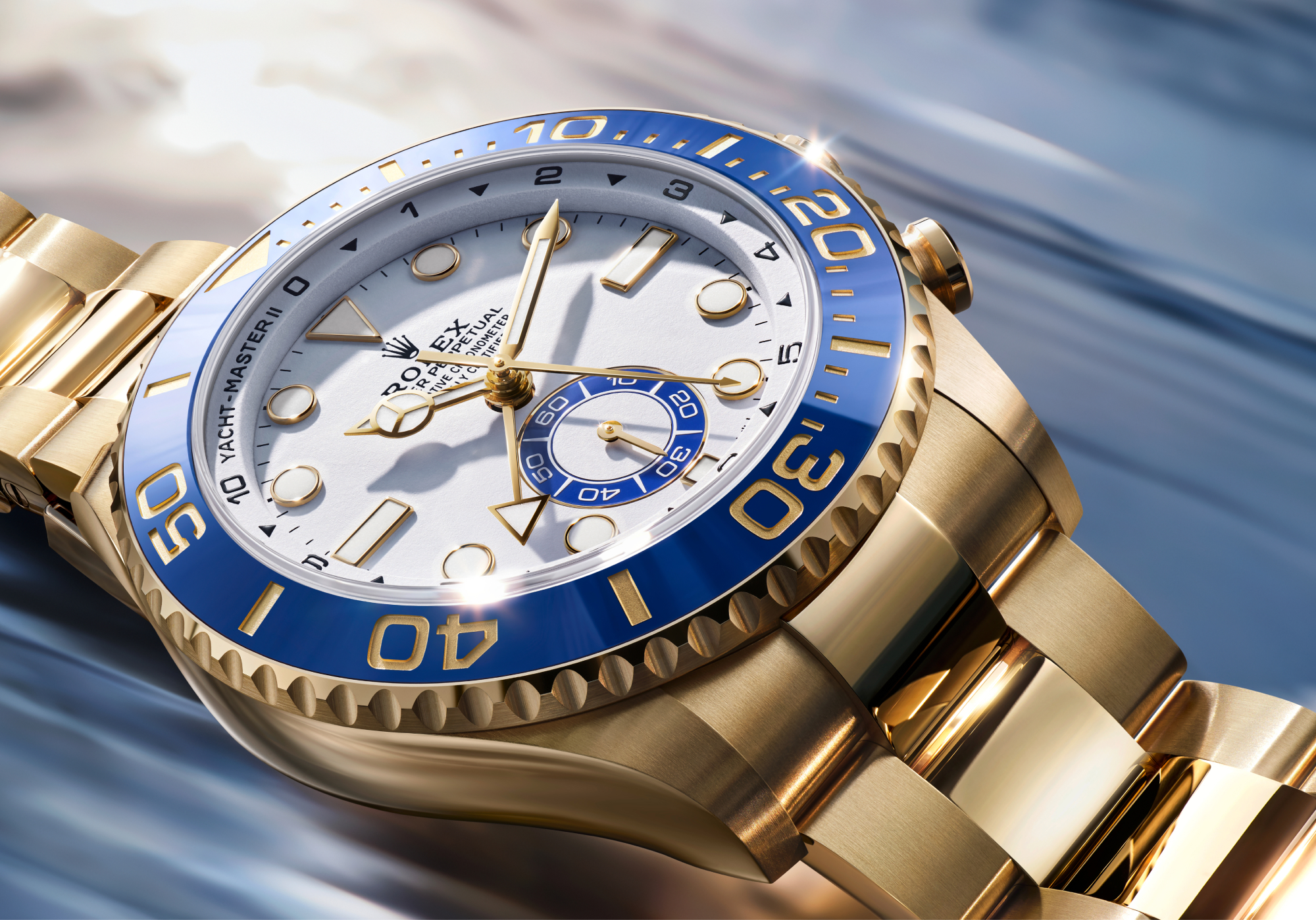 Die Rolex Yacht-Master II in 18 Karat Gold