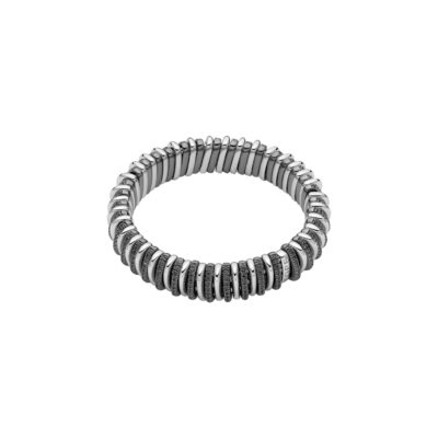 FLEXIT-ARMBAND MIT SCHWARZEN DIAMANTEN