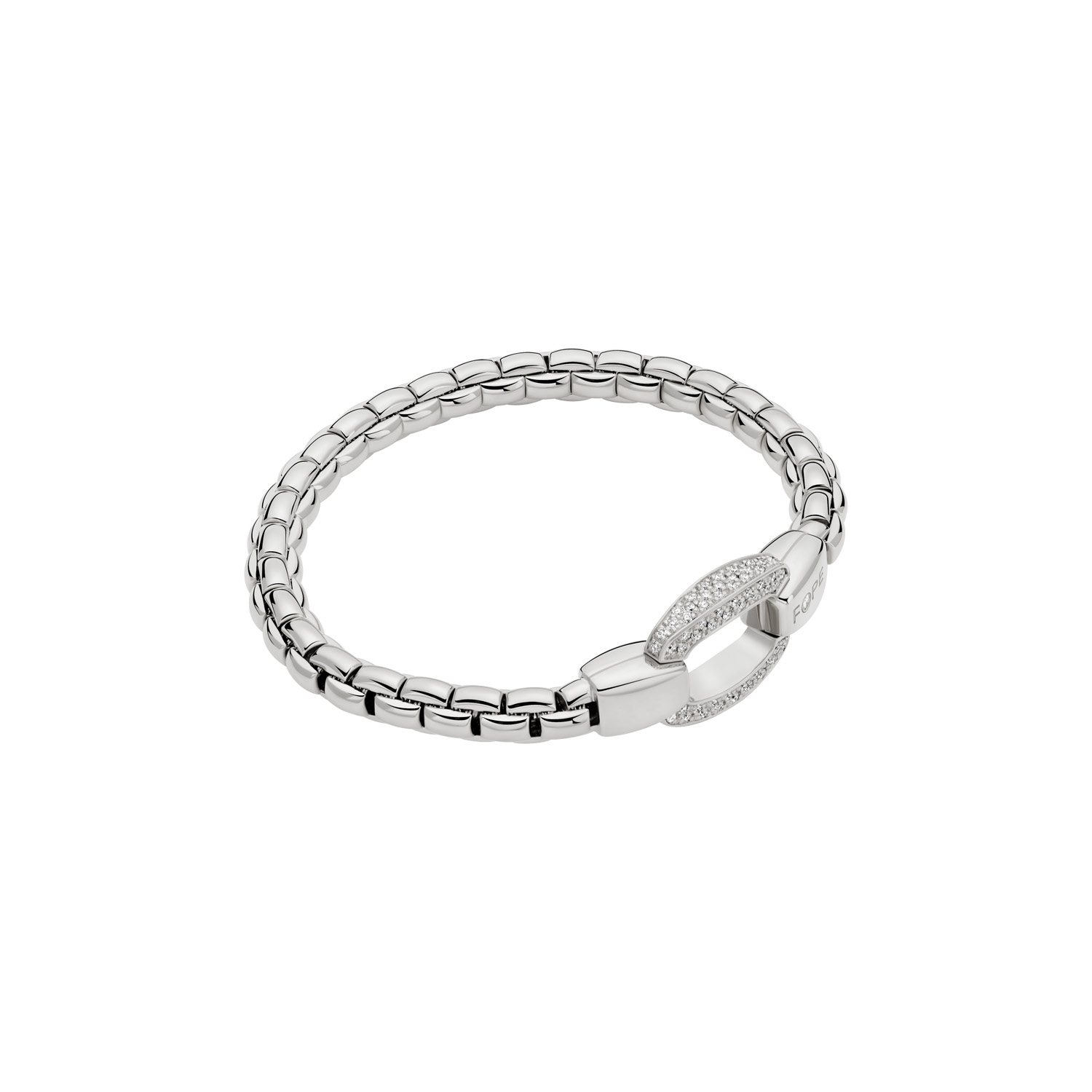FLEXIT-ARMBAND MIT DIAMANT-PAVÉ-VERSCHLUSS