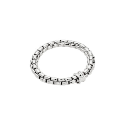 Flex it Armband mit schwarzen Brillant