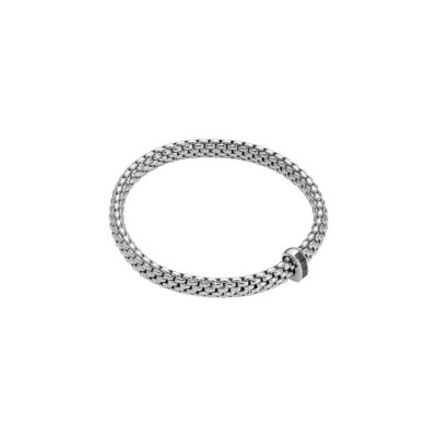 Flex it Armband mit schwarzen Diamanten