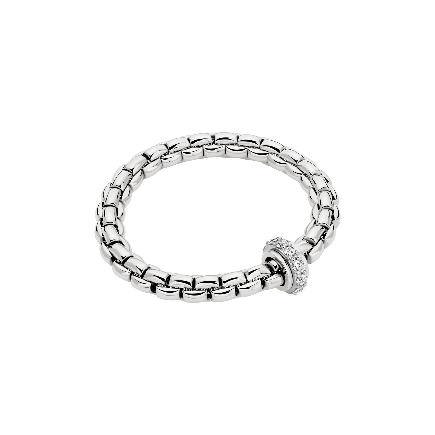 Flex It-Armband Mit Weissen Diamanten