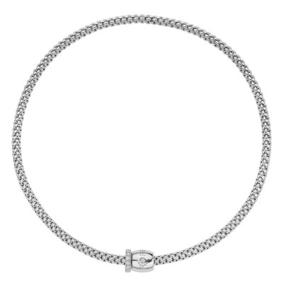 Flex it Kette mit dekorativen Verschluss und Pavébesatzt