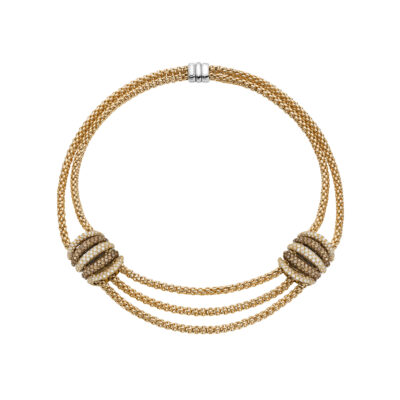 Collier mit Pavébesatz