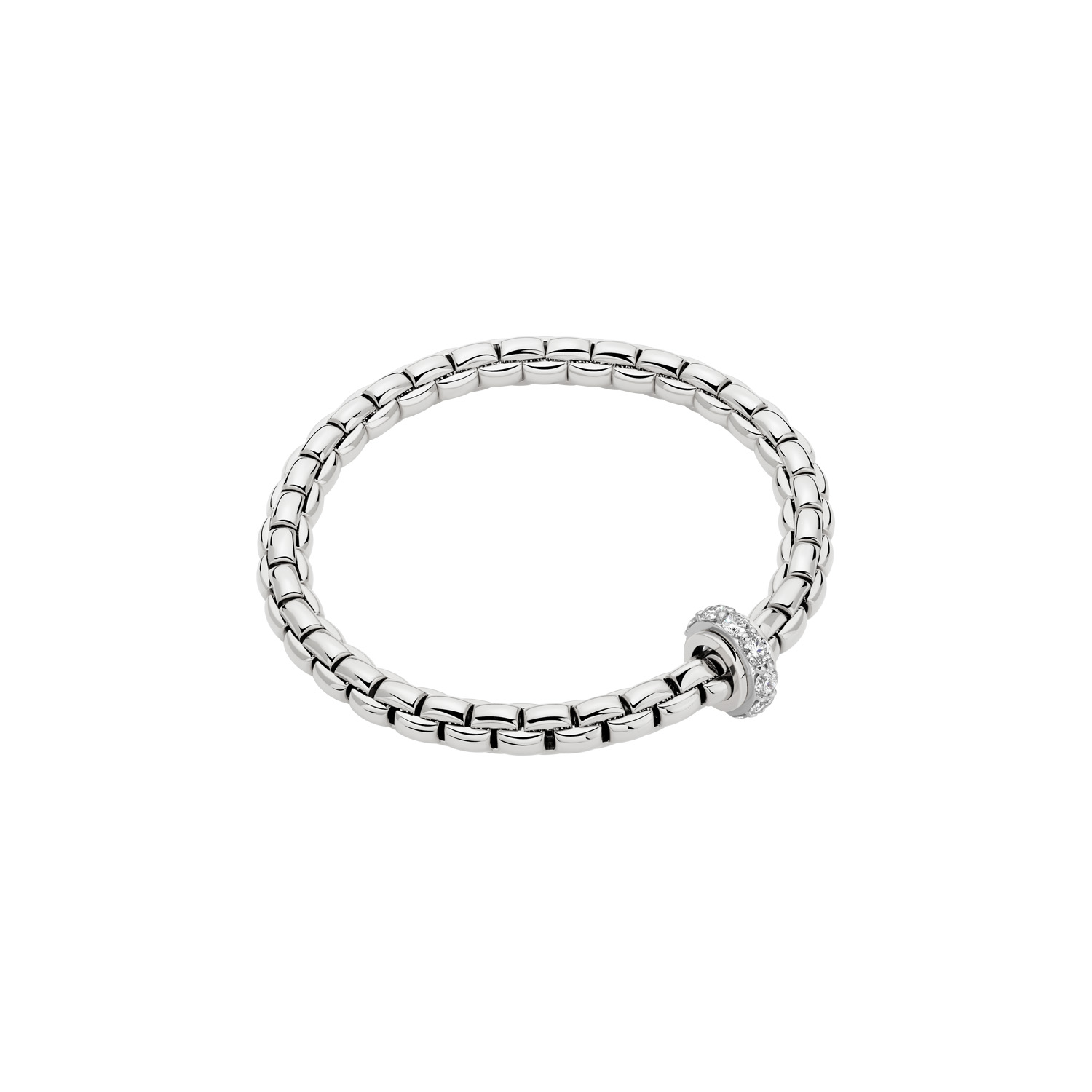 Flex It-Armband Mit Weissen Diamanten