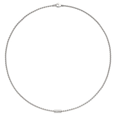 Kette mit einem weissen Brillant